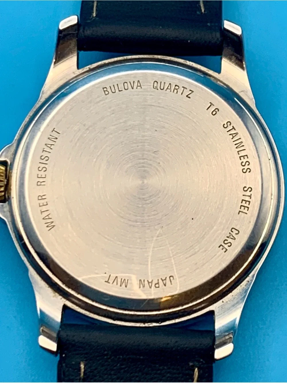 BULOVA 98C40 Men’s Vintage 1996 Watch St Steel Day/Date Works New Battery/Strap